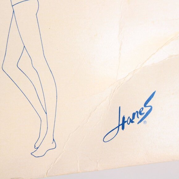 Vintage 1980s 1990s Pantyhose, New NOS, Hanes Navy, Size A-B, Sheer Stretch - Picture 7 of 10